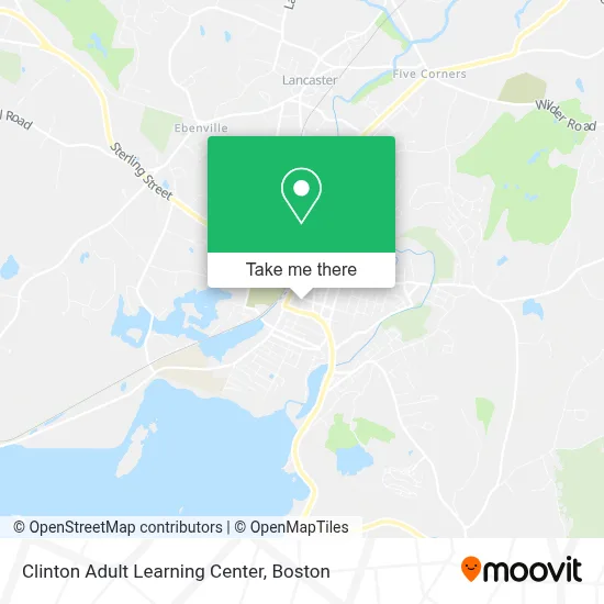 Clinton Adult Learning Center map