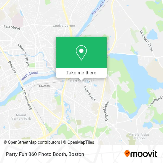 Party Fun 360 Photo Booth map