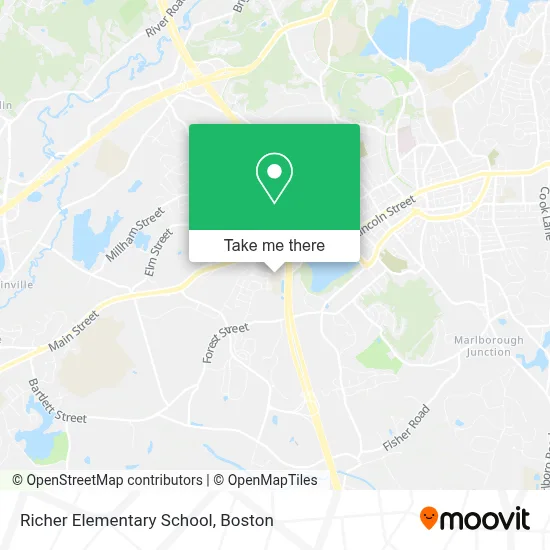 Richer Elementary School map