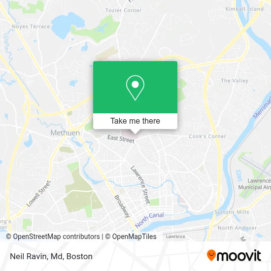 Neil Ravin, Md map