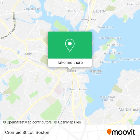 Crombie St Lot map