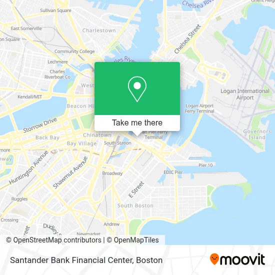 Santander Bank Financial Center map