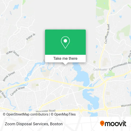 Zoom Disposal Services map