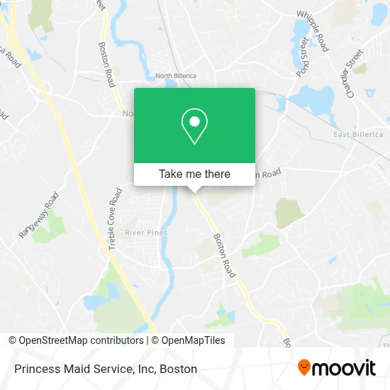 Princess Maid Service, Inc map