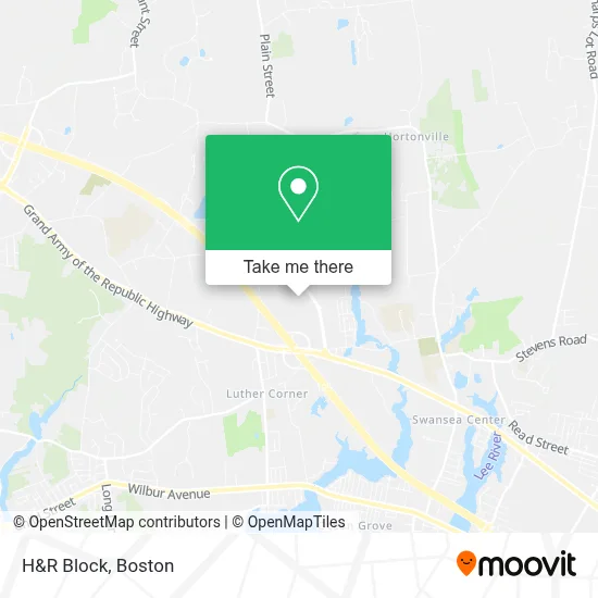 H&R Block map