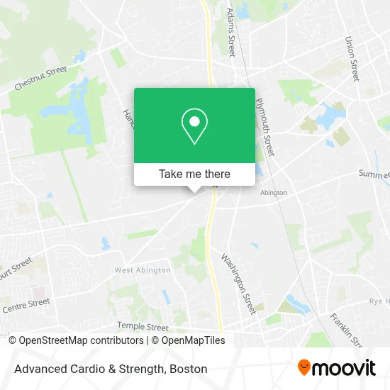 Advanced Cardio & Strength map