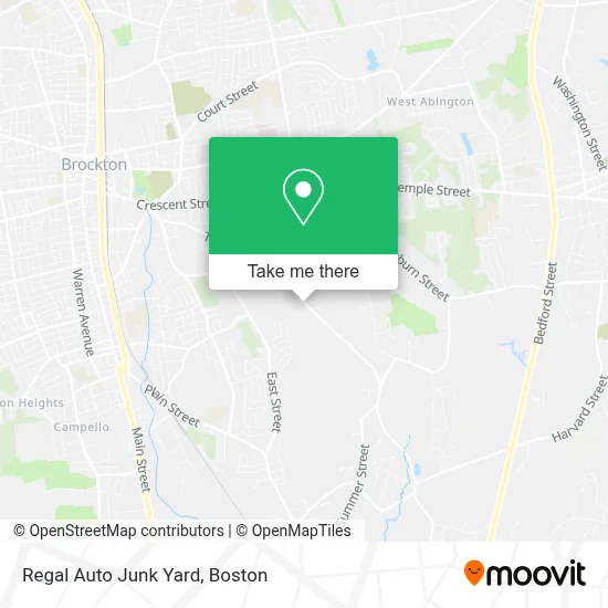 Regal Auto Junk Yard map