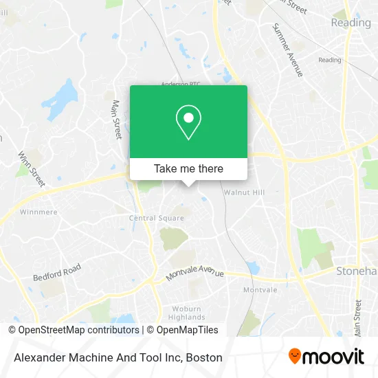 Alexander Machine And Tool Inc map