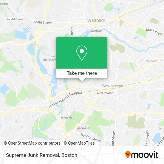 Supreme Junk Removal map