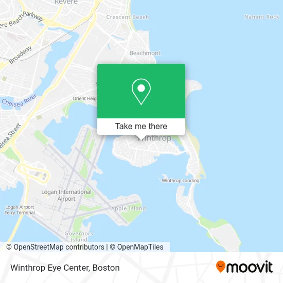 Winthrop Eye Center map