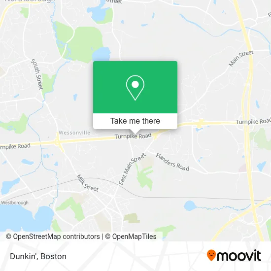 Dunkin' map