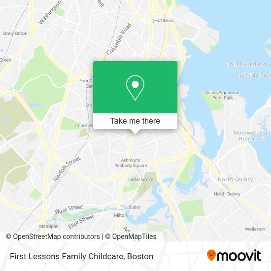 First Lessons Family Childcare map
