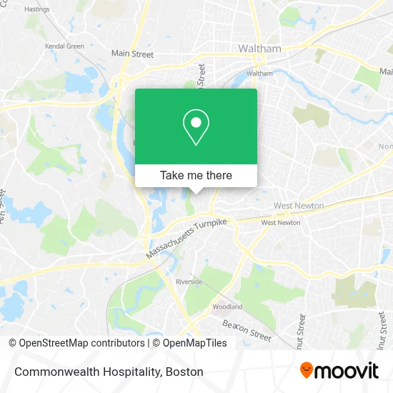 Commonwealth Hospitality map