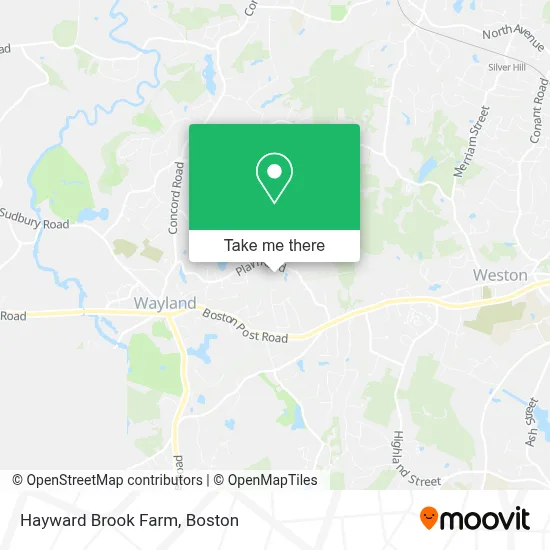 Hayward Brook Farm map