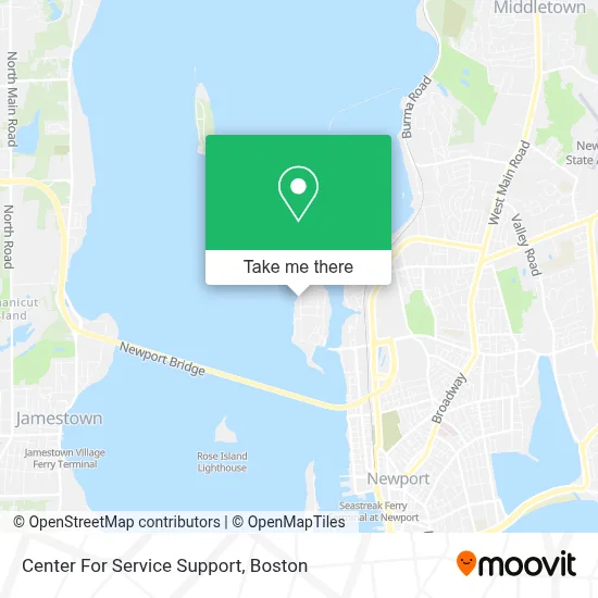 Center For Service Support map