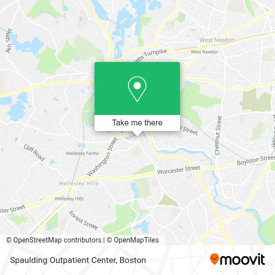 Spaulding Outpatient Center map