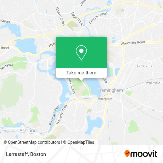 Larrastaff map