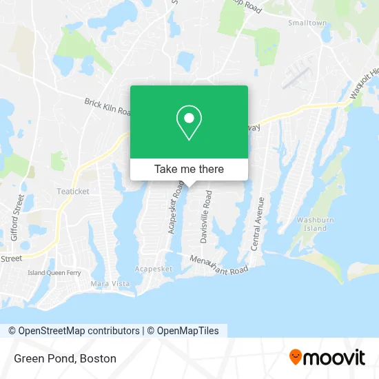 Green Pond map