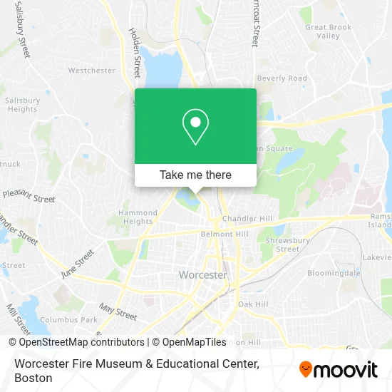 Worcester Fire Museum & Educational Center map