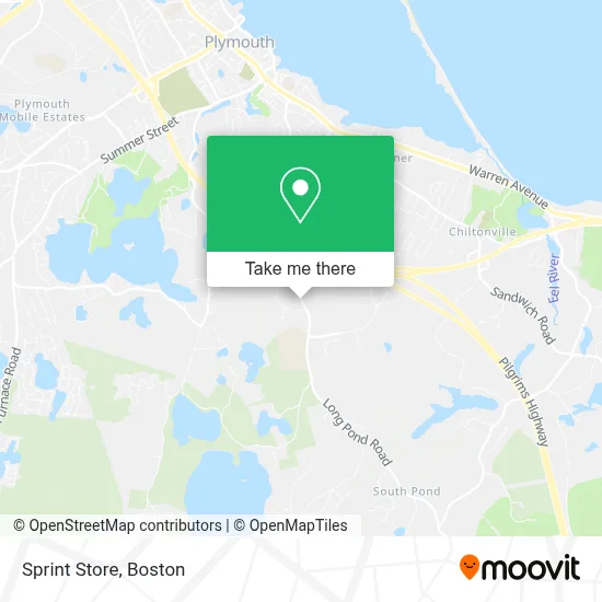 Sprint Store map
