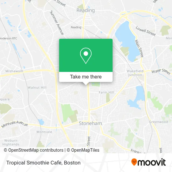 Tropical Smoothie Cafe map
