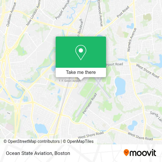 Ocean State Aviation map