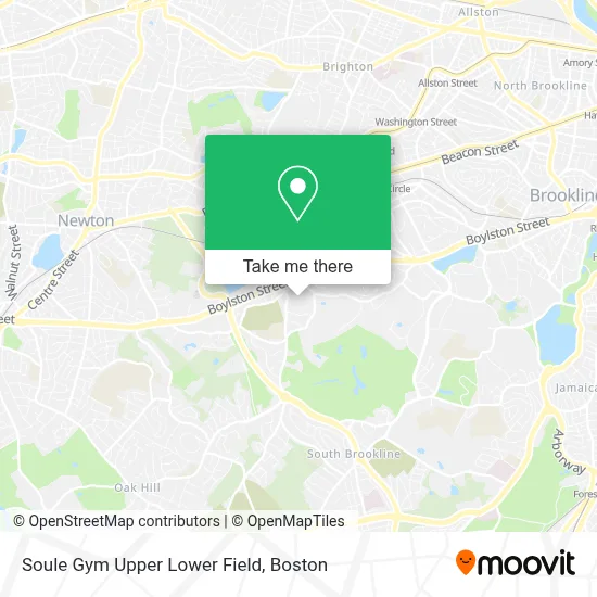 Soule Gym Upper Lower Field map