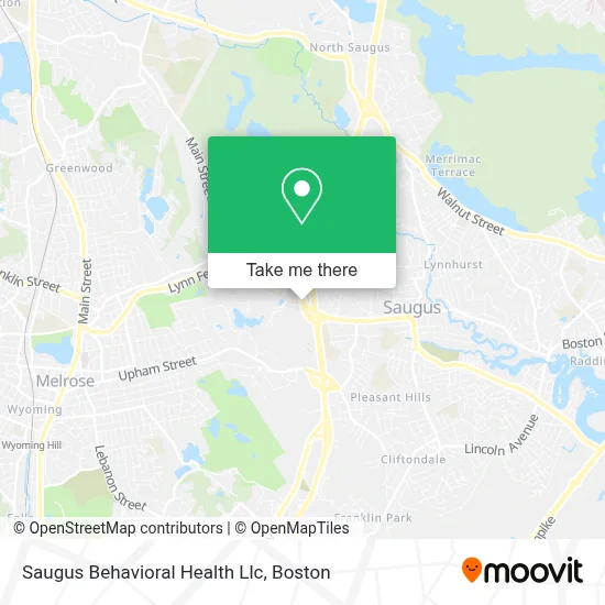 Saugus Behavioral Health Llc map