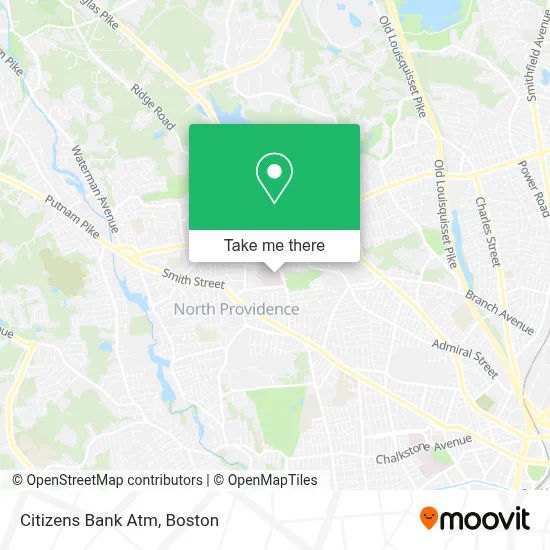 Citizens Bank Atm map