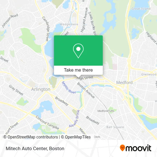 Mitech Auto Center map