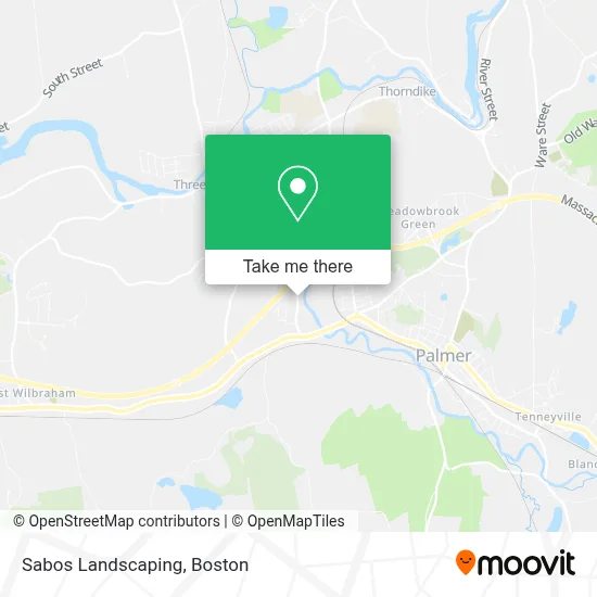 Sabos Landscaping map