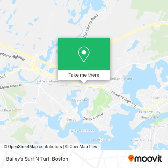 Bailey's Surf N Turf map