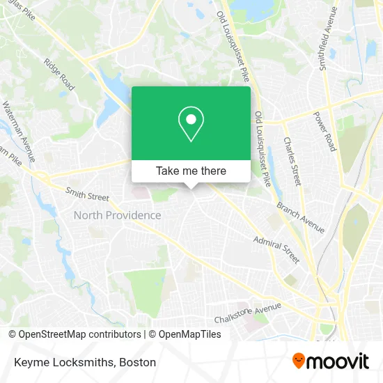 Keyme Locksmiths map
