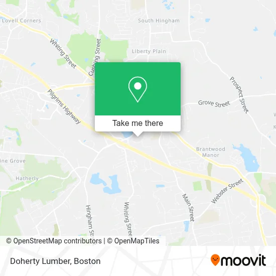 Doherty Lumber map