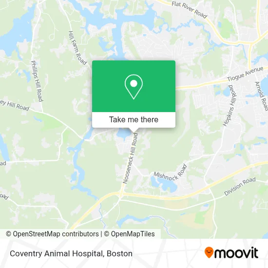 Coventry Animal Hospital map