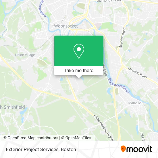 Exterior Project Services map