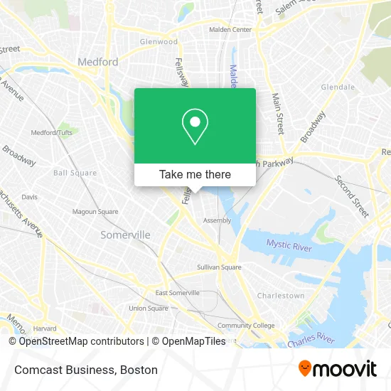 Comcast Business map