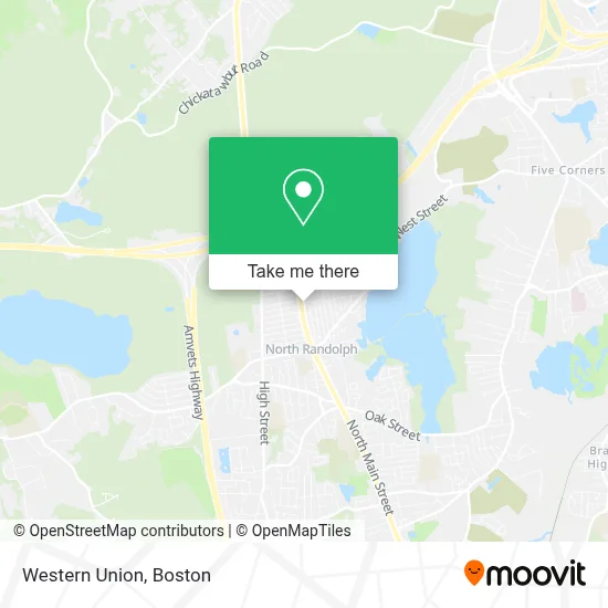 Western Union map