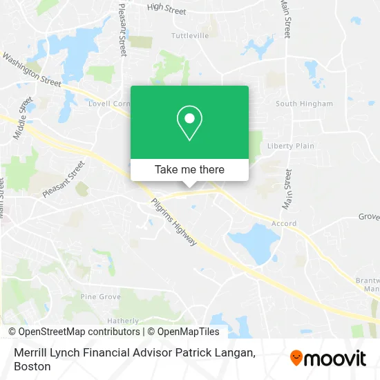 Merrill Lynch Financial Advisor Patrick Langan map