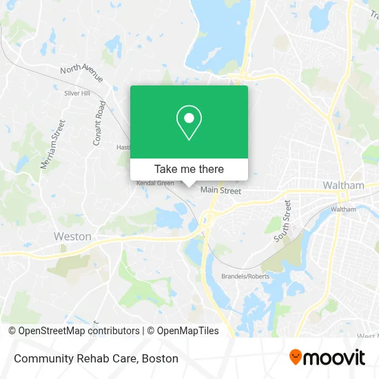 Community Rehab Care map