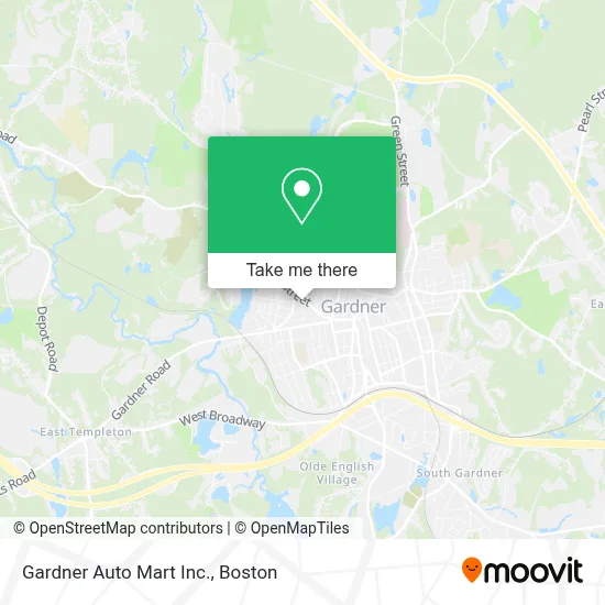 Gardner Auto Mart Inc. map