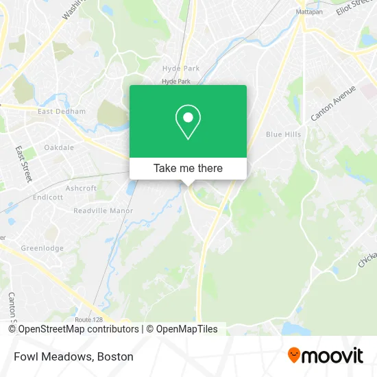 Fowl Meadows map
