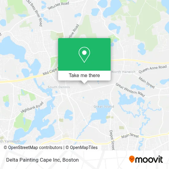 Delta Painting Cape Inc map