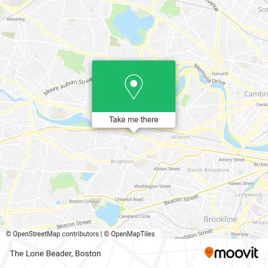 The Lone Beader map