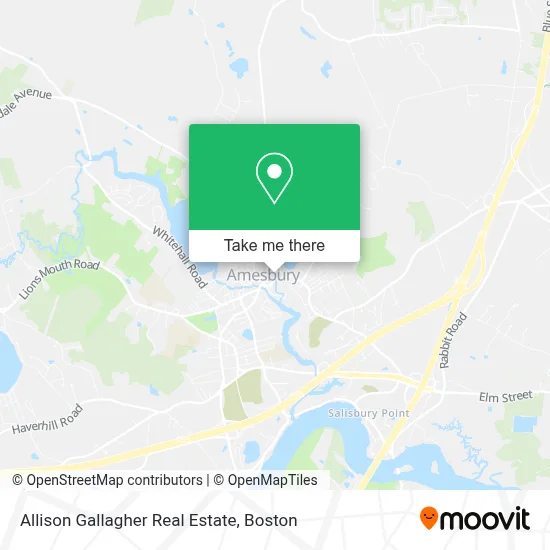 Allison Gallagher Real Estate map