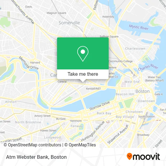 Atm Webster Bank map