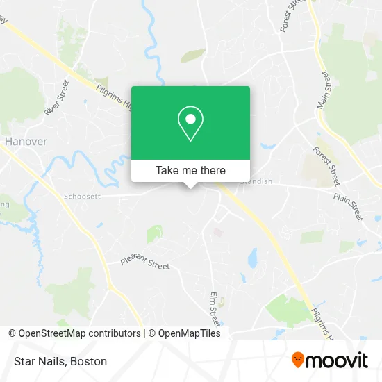 Star Nails map