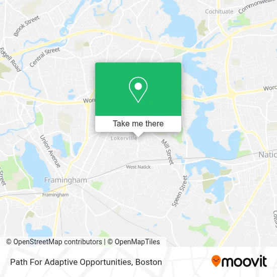Path For Adaptive Opportunities map
