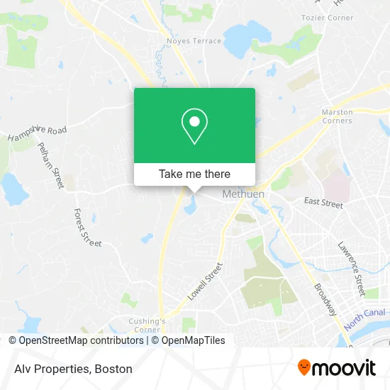 Alv Properties map