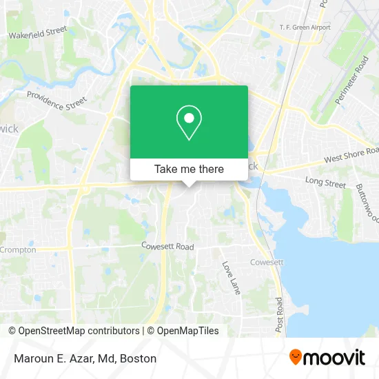 Maroun E. Azar, Md map